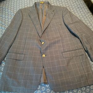 Hickey Freeman Traveler Wool Blazer Men's 48L